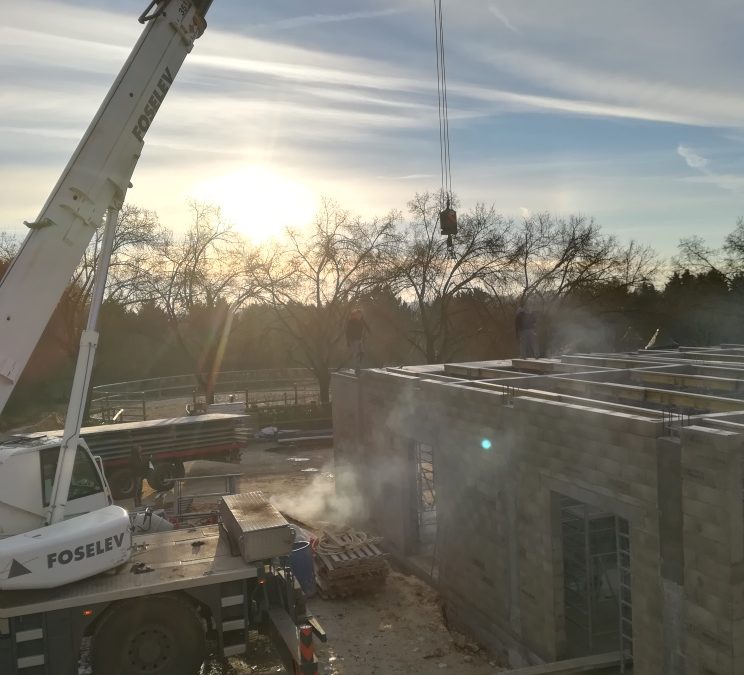 Quelques photos des travaux à la clinique